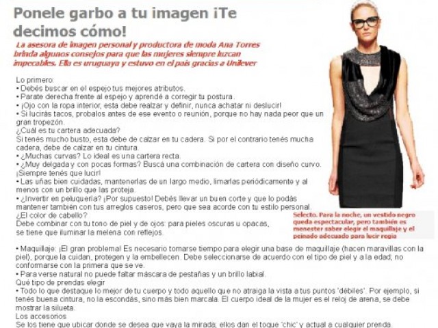 Bolivia - Entrevista para Revista PARA ELLAS del periódico El Deber